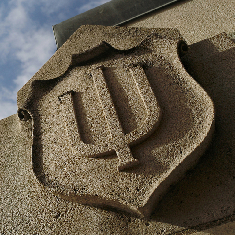 Stone Indiana University symbol.